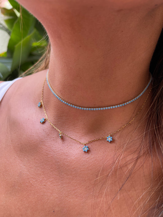 Turquoise Stone Choker